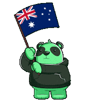 Proud Down Under Sticker by SuperVerse