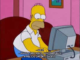 scared homer simpson GIF