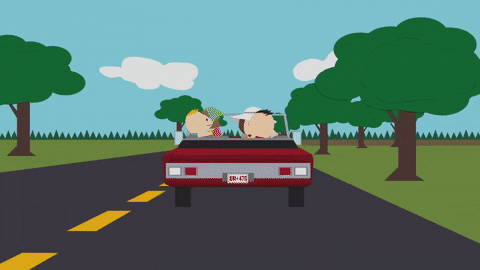 road goodbye GIF by South Park 