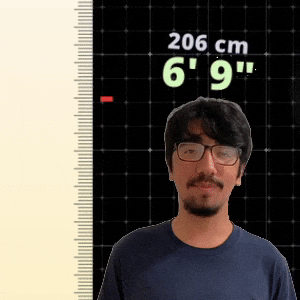 6' 9"