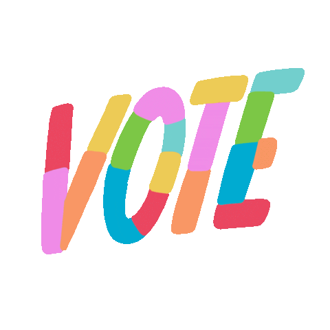 saragally giphyupload vote 投票 選挙 Sticker