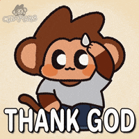 Monkey Sweat GIF by Chimpers