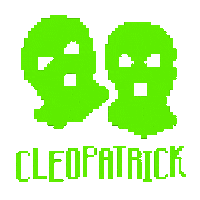 8 Bit Pixel Sticker by cleopatrick