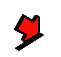 Arrow Doing Down Sticker