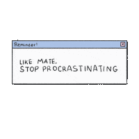 Windows Procrastinate Sticker