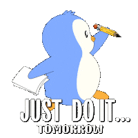Studying Do It Sticker by Pudgy Penguins
