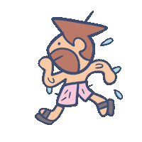 Workout Running Sticker by elodie shanta