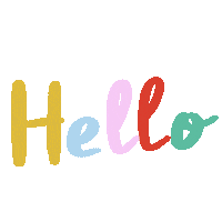 Colours Hello Sticker