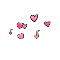 I Love You Hearts Sticker by Cascade Method
