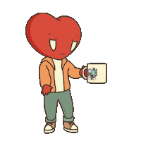 Tired Coffee Sticker by LT3 Creations