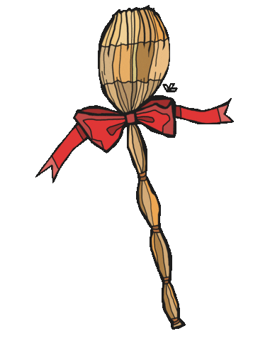 Broom Februar Sticker