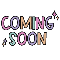 Coming Soon Sticker by LITTLE SHARK AND CO.