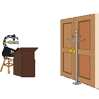 Peace Out No Sticker by Pudgy Penguins