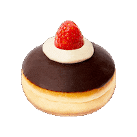 Strawberry Choco Sticker by Cafe Knotted