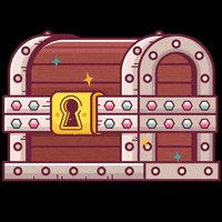Saarlooters sparkle chest loot schatz GIF
