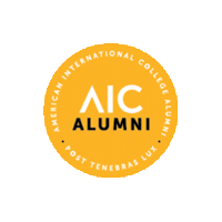 aiconcampus aic yellow jackets aic yellow jackets american international college Sticker