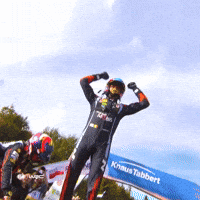 Happy Celebration GIF by FIA World Rally Championship