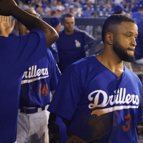Baseball Dodgers GIF by Tulsa Drillers