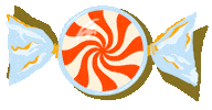 Candy Cane Peppermint Sticker