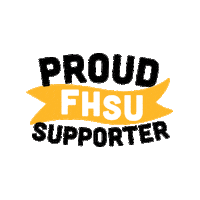 Supporter Sticker by FHSU Foundation