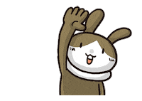 Sticker Bunny Sticker by off60