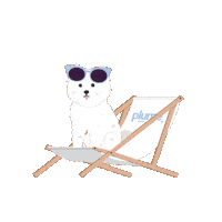 Doggie Plume Sticker by plumecare