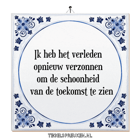 Hoop Wijsheid Sticker by Tegelspreuken.nl