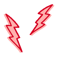 Thunder Bolt Kids Sticker by Gibus Cycles