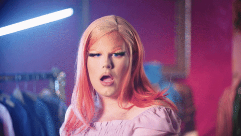 MissPetty_music giphyupload kiss gay makeup GIF
