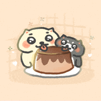 Eat Chocolate Pudding GIF