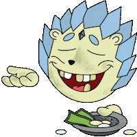 Hedgehog Beg Sticker