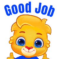 Awesome Well Done Sticker by Lucas and Friends by RV AppStudios