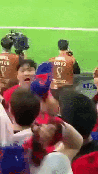 Emotional Cheerleader Rallies Korean Crowd During World Cup Match Against Ghana