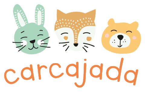 carcajadachicos giphyupload logo marca ropa Sticker