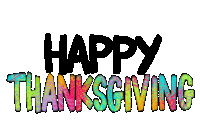 Thanks Giving Sticker by AlwaysBeColoring