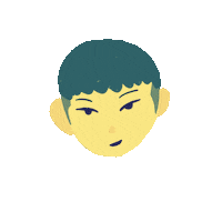 hhillustrator wink boy wiggle winking Sticker