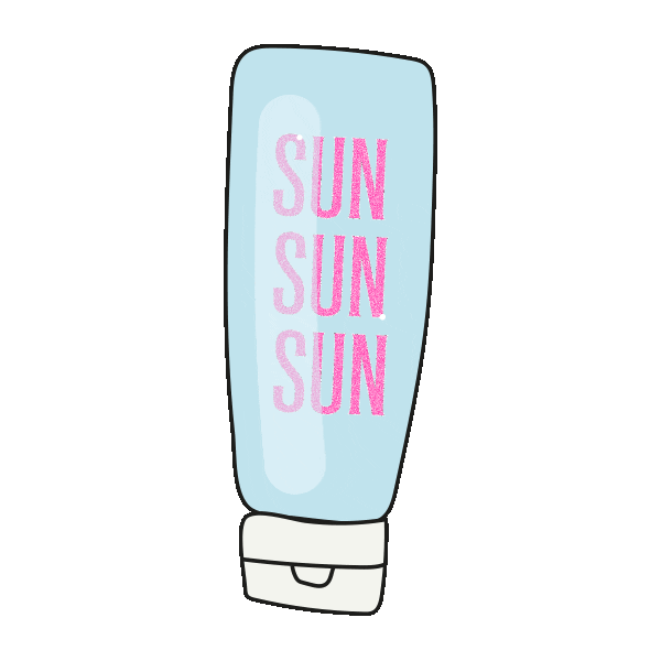 Sunscreen Sticker by Gisou by Negin Mirsalehi