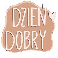 Dzien Dobry Heart Sticker