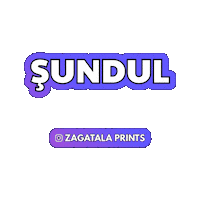 Qax Sticker by Zagatala Prints