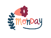 Monday Lunes Sticker