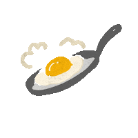 nouchnuz food cooking yum sunny Sticker