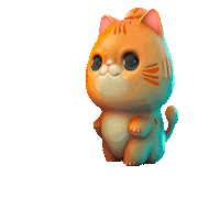 Happy Kitten Sticker by Anne Horel