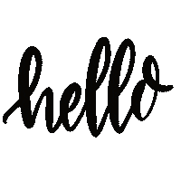 Art Hello Sticker