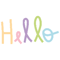 Colors Hello Sticker