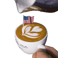 Coffee Time Usa Sticker by Dritan Alsela Coffee