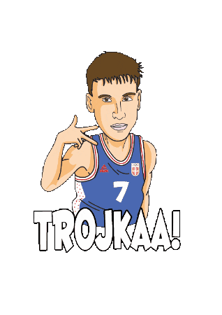 Bogdan Bogdanovic Sticker by Team Serbia