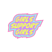 Girls Support Girls Sticker