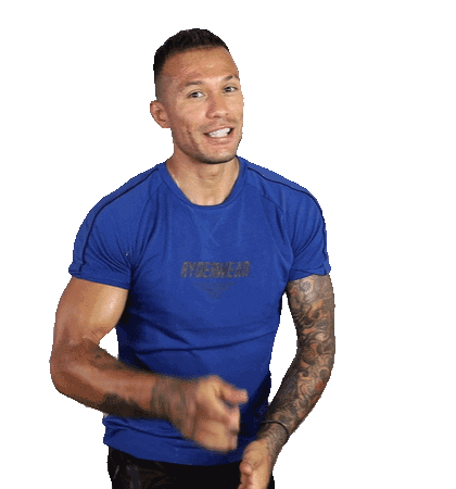 Happy Fitness Sticker by Michael Vazquez