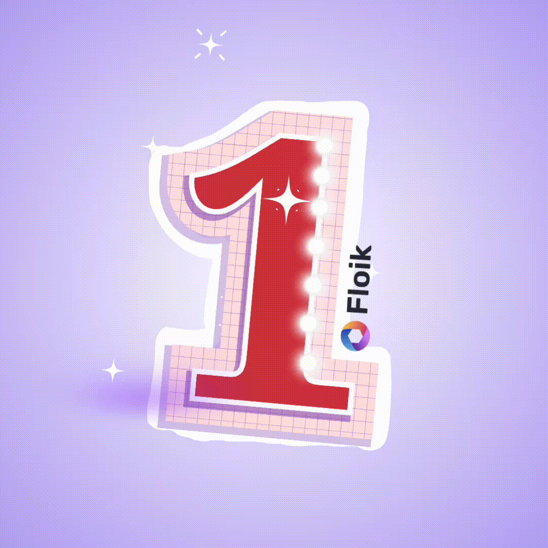 GetFloik workanniversary work celebration celebrating 1 year 1 year at work GIF