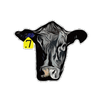 dotsevenranch angus local beef dot seven ranch family ranch Sticker